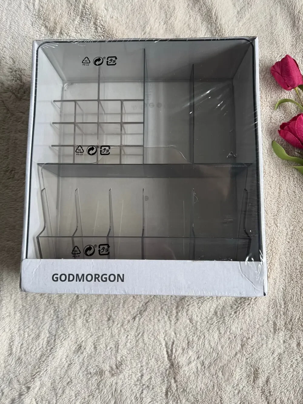 IKEA GODMORGON Storage Box w/ compartments 12 ½